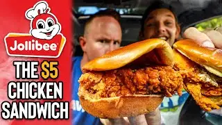 Eating Jollibee's $5 Chicken Sandwich For The First Time