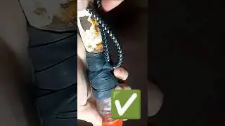 Simple trick: Correct knot tying with a rubber tube#simple_trick #Shorts #knot