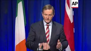 UK PM May and Irish PM Kenny joint briefing