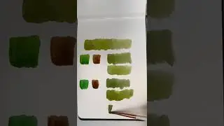 Mix your own olive green with only primary colours!