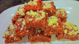 GAJAR BARFI RECIPE II GAJAR KI UNIQUE BARFI RECIPE II BY @foodacity_