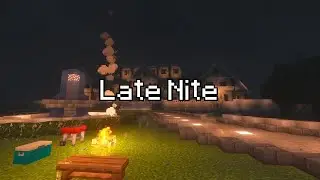 Late Night Lofi Coding Session  4 Hours of Poolside Rain Minecraft Ambience