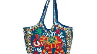 Ethnics Jaipuri embroidery handmade shoulderbag for women