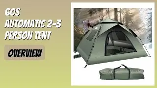 REVIEW (2025): 60s Automatic 2-3 Person Tent. Features