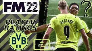 😂FM22 | BORUSSIA DORTMUND | UPDATED | PLAYER RATINGS | #FM22 #Footballmanager2022