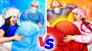 Fille Chaude Enceinte vs Fille Froide Enceinte! Situations Dr&ocirc;les Pendant la Grossesse
