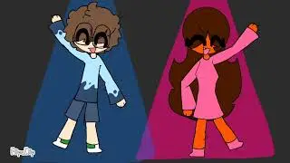 🩷//cube and iris dancing! Meme// FT. Anaisa and Lorenzo!