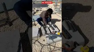 METAL WORKS FOR  AIRCONDITION PIPE SUPPORT. .#aircondition #shortvideo