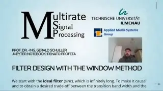Multirate Signal Processing with Python: 06b Filter Design with the Window Method