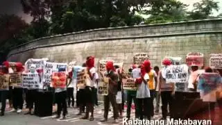 Kabataang Makabayan 'quick rally' in PUP