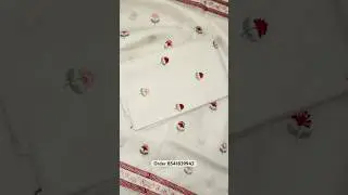 Linen Dress material with work | customise order available | linen dress #pure #linen #viral #shorts