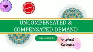 Uncompensated and Compensated Demand | Marshallian and Hicksian Demand