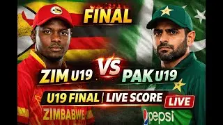 Live :  ZIM U19 vs PAK U19 | Final Match Harare Jan 06 2026 | Pakistan vs Zimbabwe U19  | Pak  Reply