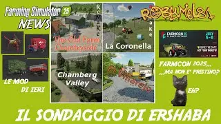 IL SONDAGGIO DI ERSHABA E LE MOD DI IERI 📰 FARMING SIMULATOR 25 NEWS