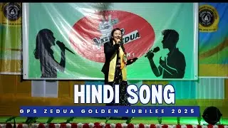 Mrs. N Wangcha Sings a Lovely Hindi Song | GPS ZEDUA GOLDEN JUBILEE  2025