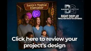 Santa&rsquo;s Magical Elevator | Trifold View | PROOF for Client Approval