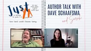 #BookTube: Author Interview with Dave Schaafsma about Just YA