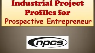Industrial Project Profiles For Prospective Entrepreneur.
