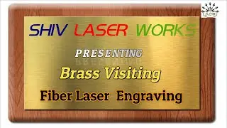 Brass Visiting or Business Card | Professional | Business Card for Brand Identity | Laser Engraved