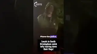 English Lads Catch Far Left Stealing St George Flags