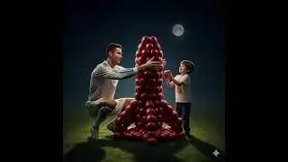 Messi Shocked 😱 Ronaldo Rocket उड़ गया! 🚀🍎