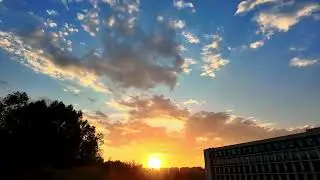 The Sky of Wonders | Stunning Sunset Timelapse with Moving Clouds and Cityscape