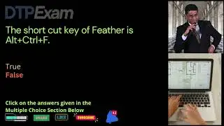 The short cut key of Feather is Alt+Ctrl+F || DTP Exam || schoolhelp.info/exam