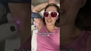 Hoy, probamos si la depilaci&oacute;n l&aacute;ser duele o no🤓😳🤔