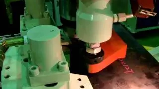 CNC table punch at 25mm from edge (20mm hole on 12mm plate)
