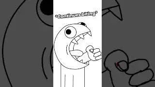 Finger biting 👍 #fingerbite #nailbiting #animation #funny #lol #weird #nom #badhabits