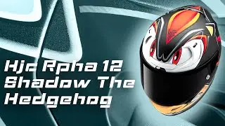 Casco Hjc Rpha 12 Shadow The Hedgehog