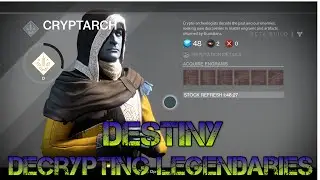 Destiny |  Legendary Engram Decrypting | XBOX ONE Gameplay