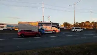 First north Luzon transit golden drago and P2p bus Volvo Cisco bus  five star fnlt spotted on nlex