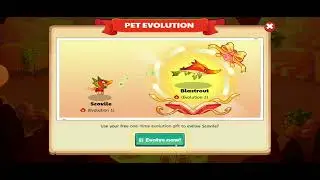 Using my free one-time evolution gift on Scovile