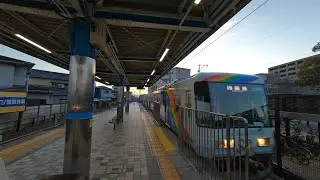 今年最初の車窓展望  （元BASARAラッピングの80周年記念ラッピング）浜北駅ー遠州岩水寺駅（西鹿島駅行）