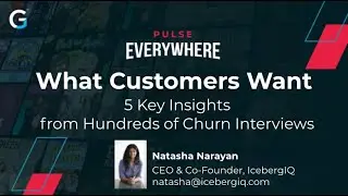 What Customers Want: Condensed Version of PulseEverywhere Presentation
