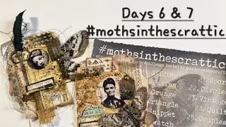 Days 6 and 7 , Splatters and shine, #mothsinthescrattic