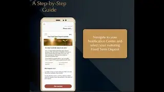 Reinvesting your Fixed Term Deposit through Digital Banking
