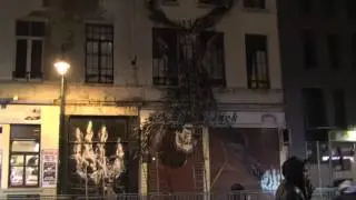 Guerilla Grafitti with Bonom - Brussels, Belgium
