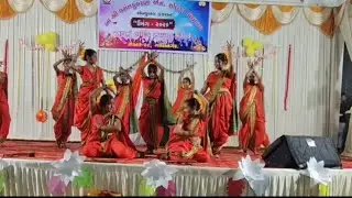 Standard 8 students performing lavni #gandhinagar #students 