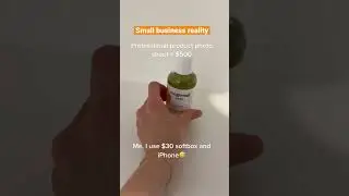 #shorts How Do You Shoot Product Photos? Iphone Product Shoot - Small Business Behind the Scene