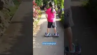 Cara bermain hoverboard Lihat endingnya #shorts