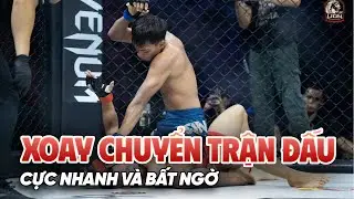 Xoay chuyển trận đấu cực nhanh và bất ngờ đến từ võ sĩ Bùi Văn Hùng