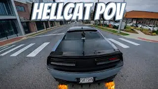 1000HP HELLCAT TERRORIZING DOWNTOWN 3rd PERSON POV