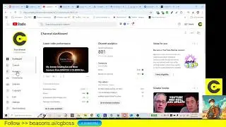 CG BOSS Youtube Update Ads Experiment