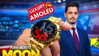 A *LUXURY AMOLED* Smartwatch Under2000 Fire-Boltt MOONWATCH Review! @Tech 
