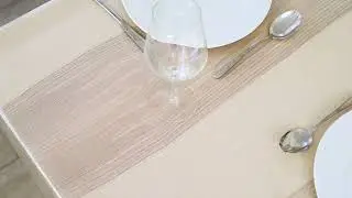 Jolee Tablecloths-Clear Silver Glitter Sparkle PVC Vinyl Wipe Clean Table Protector