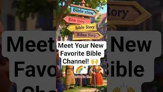 Welcome to the Fun Side of Faith! 🌟 Bible Stories Just for Kids 🙏✨ #Shorts #kidsvideo