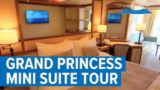 Grand Princess Mini Suite D222 Room Tour