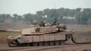 Tank that just got hit by AT-mine